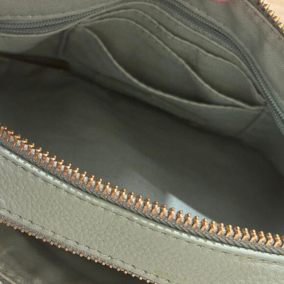 Fossil Sydney Mint Green Pebbled Leather Crossbody Camera Bag Coastal Preppy - Picture 8 of 16